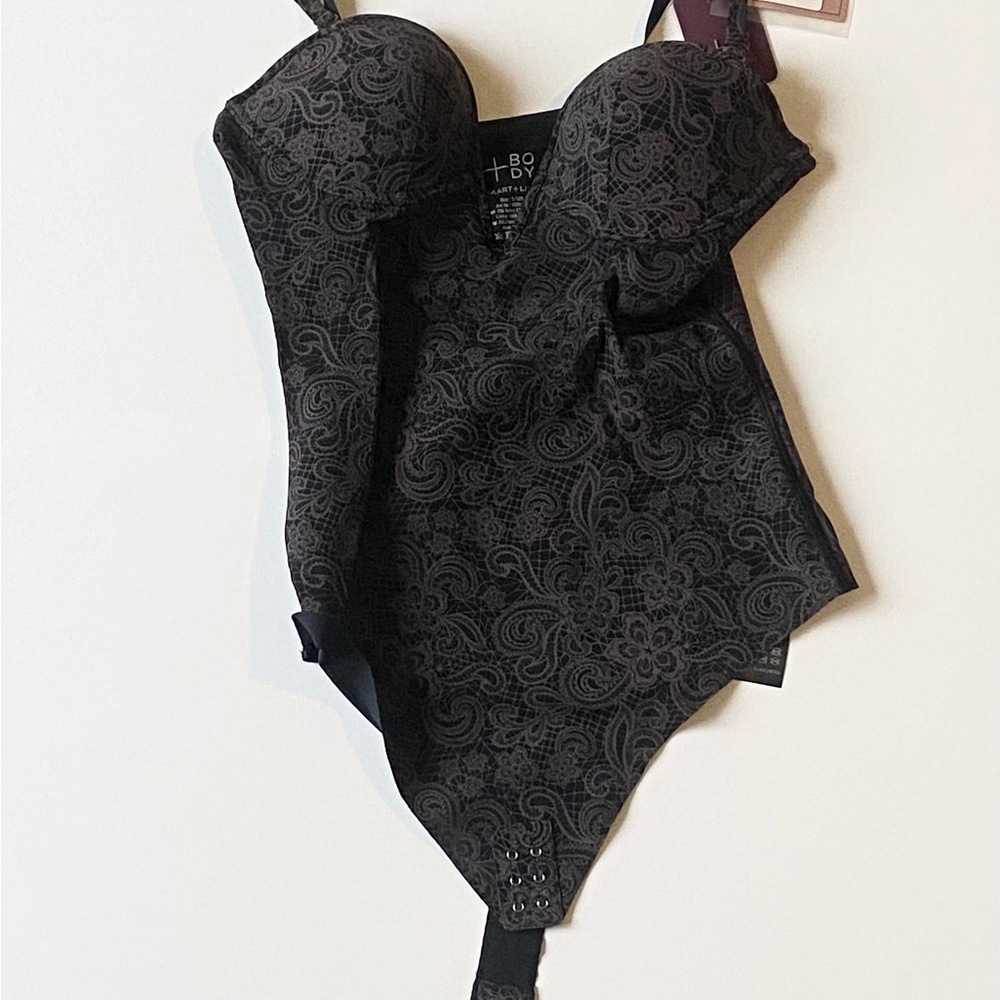 HAART+LIEU Black Lace Bodysuit